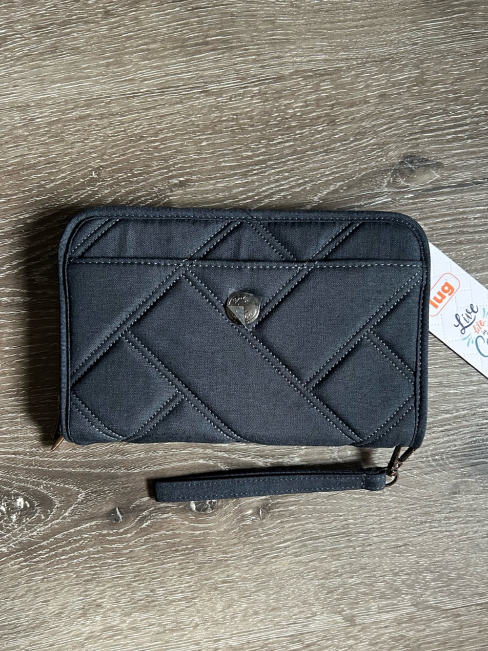 NWT Lug Zeppelin XL Indigo Blue Wallet
